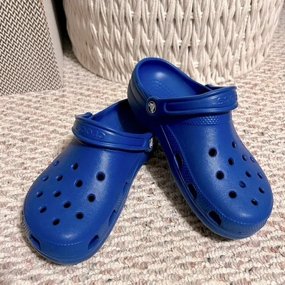 CROCS Shoes Gently Worn Royal Blue Crocs M6w8 Poshmark